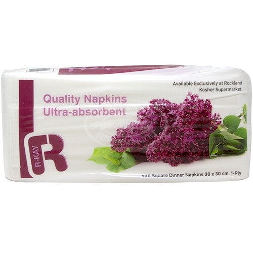 R-Kay Quality Square Napkins 1 Ply, 500 Ct
