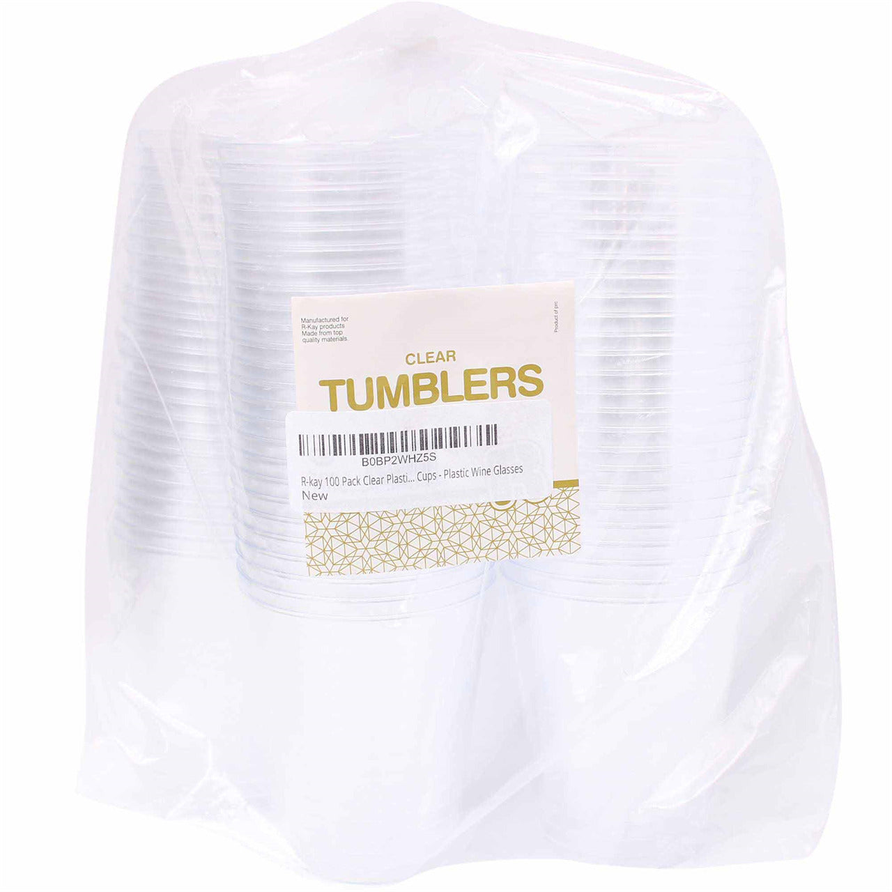 Set Above Tumblers Clear 7 Oz, 100 Ct