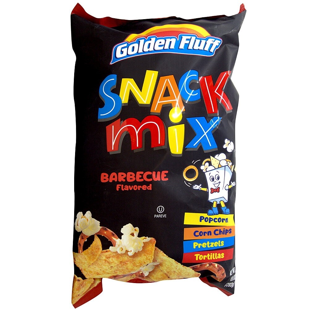 Golden Fluff Snack Mix Bbq