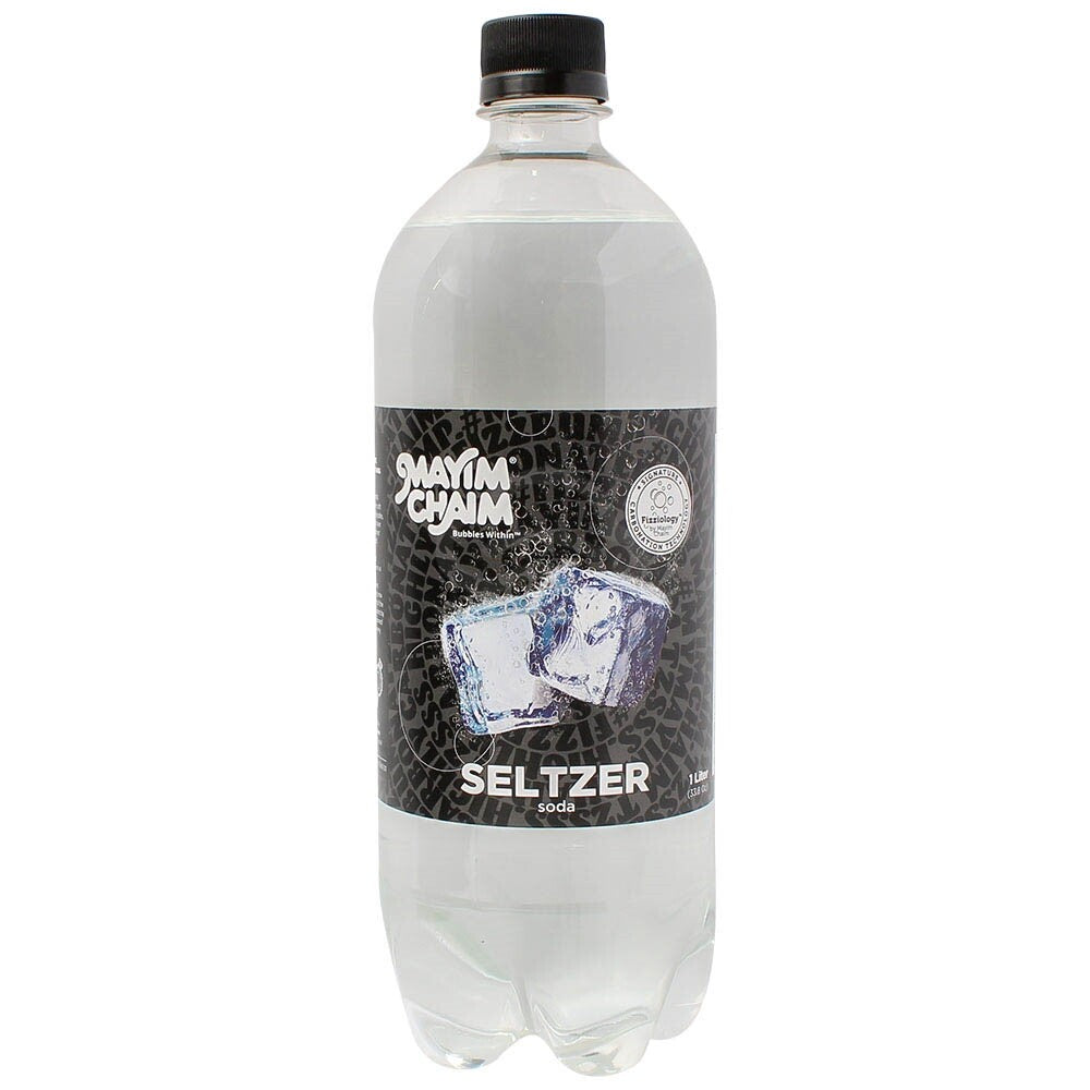 Mayim Chaim Seltzer Plastic, 33.8 Oz