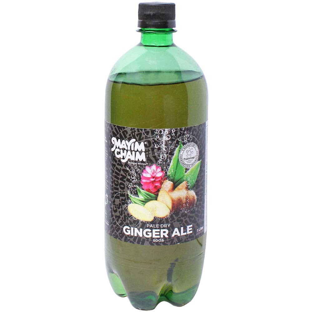 Mayim Chaim Ginger Ale Pale Dry Soda , 1 Lit