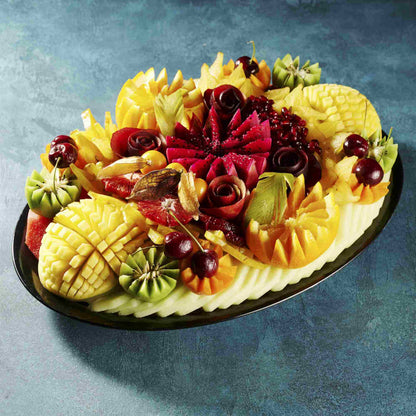 Fruit Platter Hand Crafted Oval