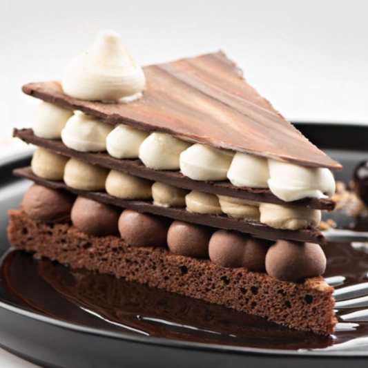 Chocolate Triple Layer Triangle (Parve)