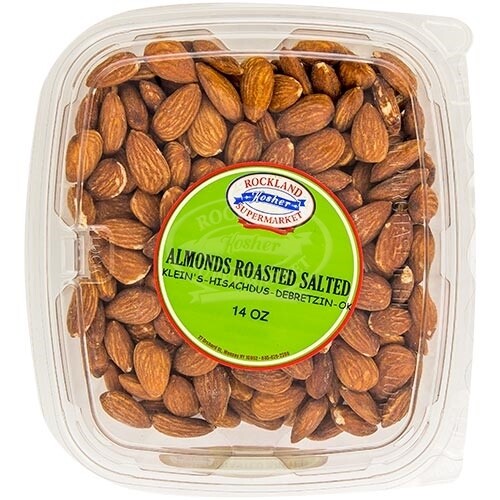 Klein'S Natural Roasted Salted Almonds, 14 Oz