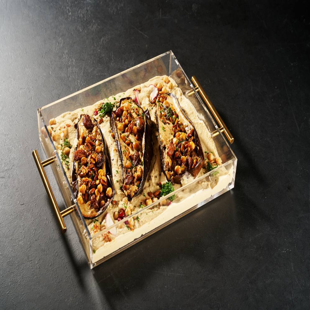 Eggplant Tahina Fantasia Platter