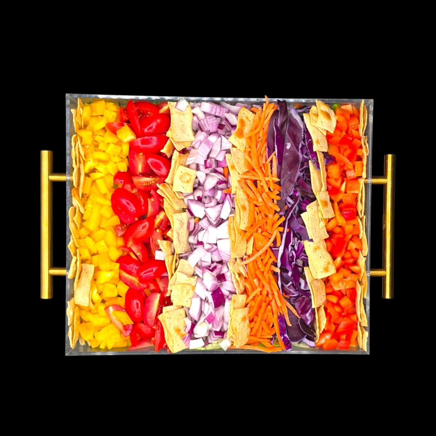 Acrylic Nish Nash Salad 10X12