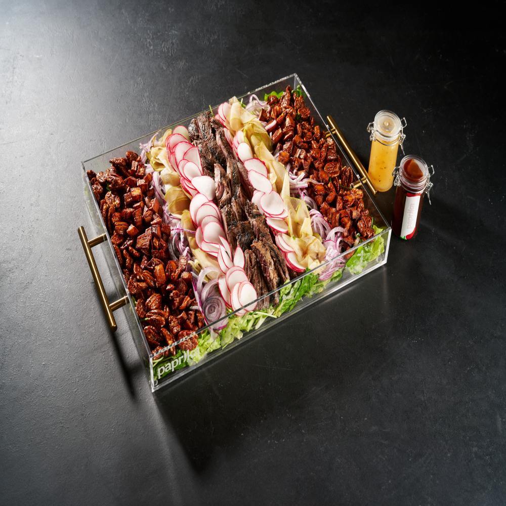 Acrylic Skirt Steak Salad 10X12