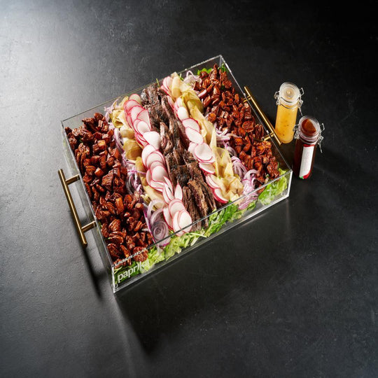 Acrylic Skirt Steak Salad 10X12