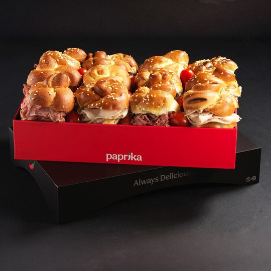 corporate mini cold cut sandwich box