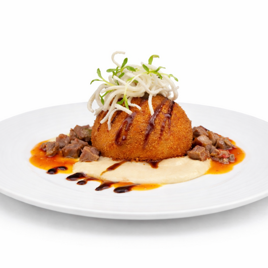 Crispy Pastrami Bomb Appetizer