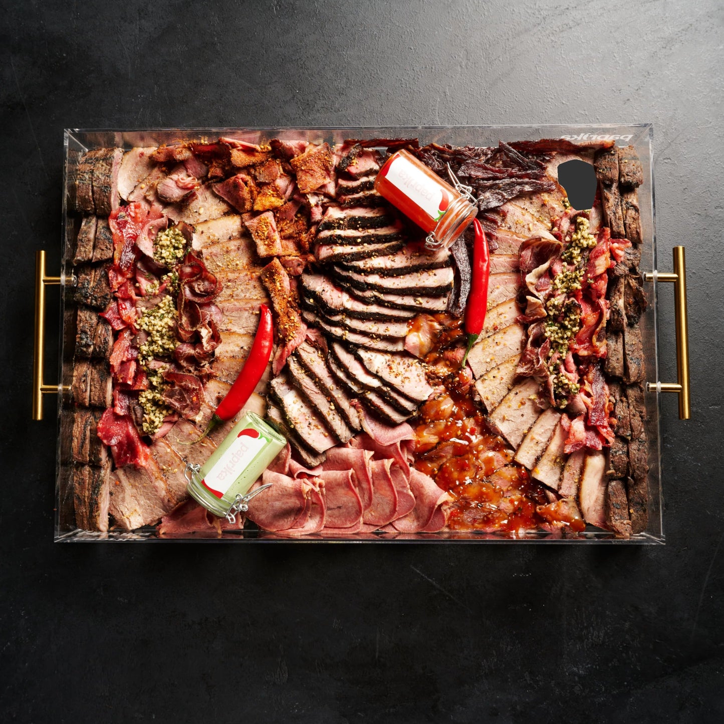 Party Acrylic Meat Platter 14X20