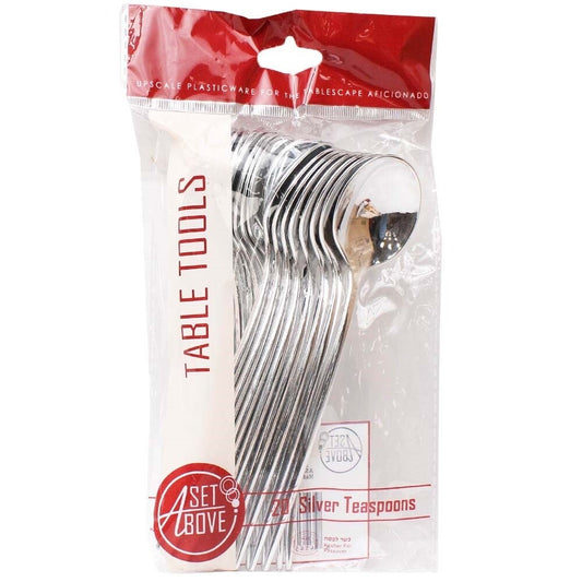 Set Above Silver Spoon, Small, 20 Ct