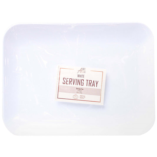 R-Kay Tray 8X11"" White, 3 Ct