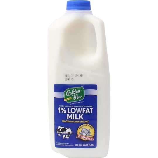 milk, 1/2 gallon