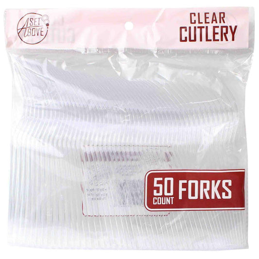 Set Above Clear Forks, 50 Ct