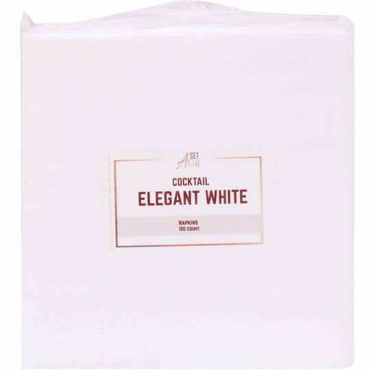 Set Above Napkins Elegant Cocktail, 100 Ct