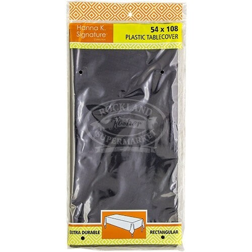 Black Plastic Tablecover
