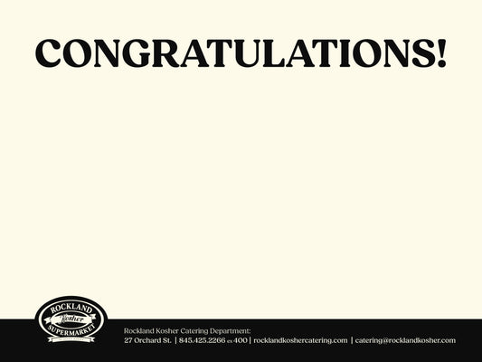 Congratulations Gift Card