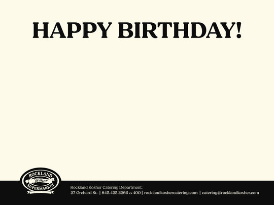 Happy Birthday Gift Card
