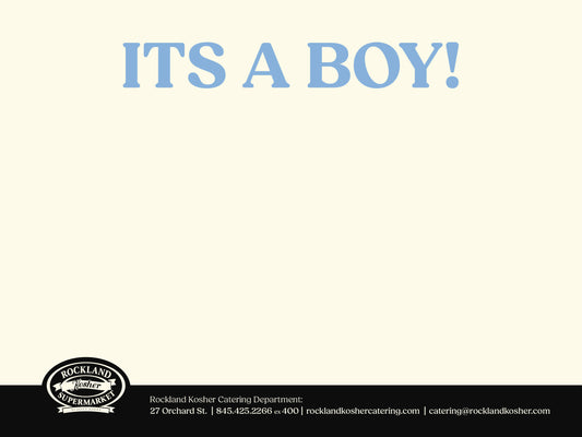 It'S A Boy Gift Card