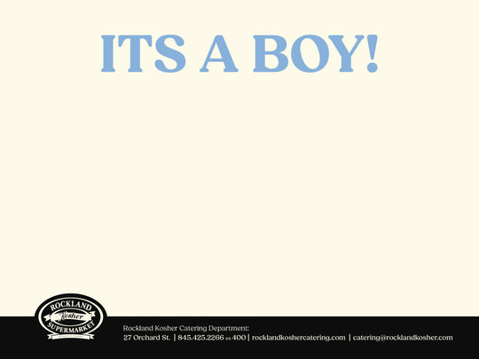 It'S A Boy Gift Card